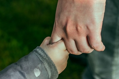 Parent-child-hands